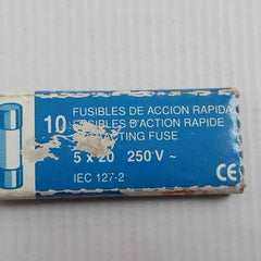 Lot Of 7x F0.8al Fast Acting Fuse 250v 0.8a