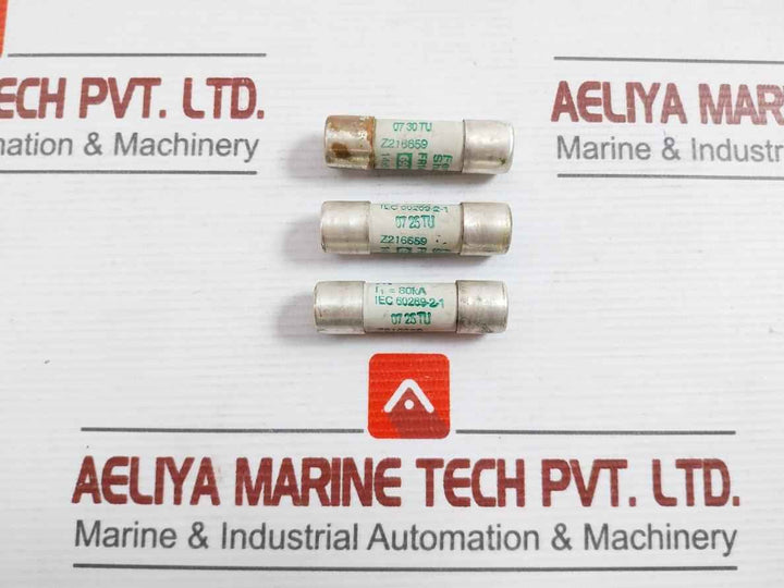 Lot Of 7X Ferraz Shawmut Fr14Am69V10 Cylindrical Fuse-link