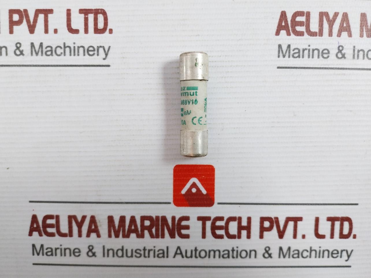 Lot Of 7X Ferraz Shawmut Fr14Am69V10 Cylindrical Fuse-link