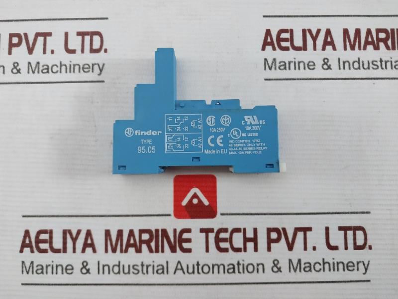 Lot Of 7X Finder 95.05 Socket With Screw (Box Clamp) Terminals 10A 300V 8 012823