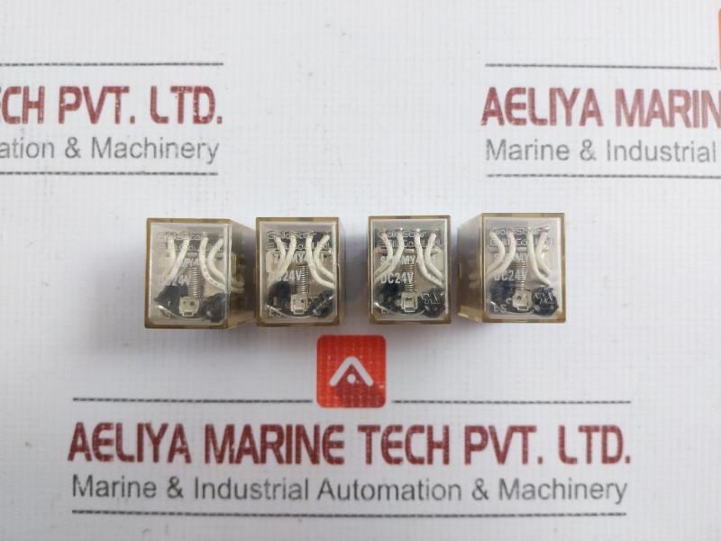 Lot Of 7X Goldstar Electromagnetic Power Relay Szr-my4-d1