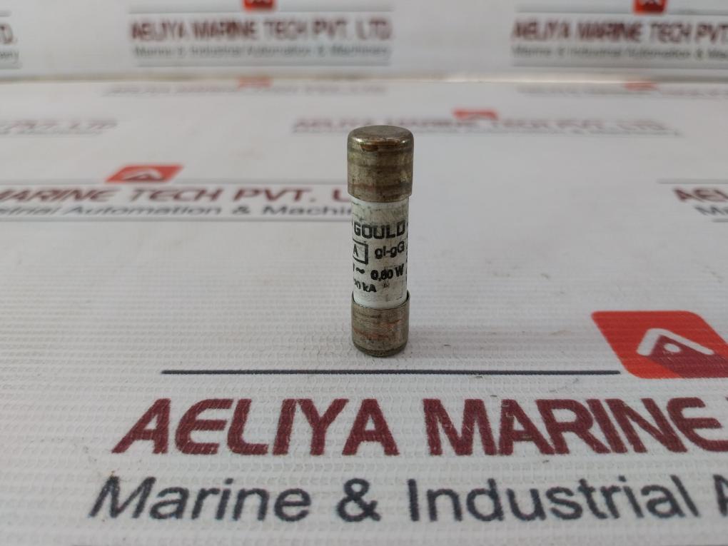 Lot of 7X Gould 4A Industrial Cylindrical Fuse 120 KA 8W