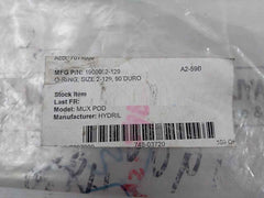 Lot Of 7X Hydril 1900002-129 O-ring Size 2-129, 90 Duro Rev: F2