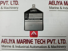 Lamot 1/4" Std (Aa) Rupture Pressure Disc Ctu-20P-d2 27000 Psig 72 F