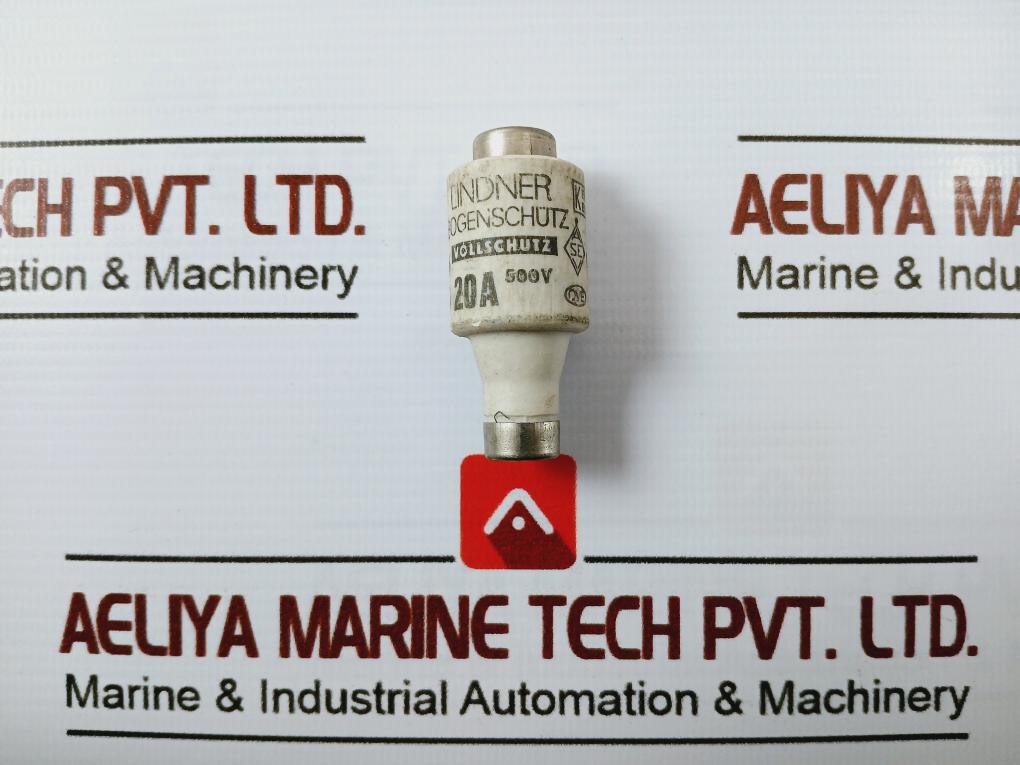 Lot Of 7X Lindner 20A Ceramic Bottle Fuse 500V