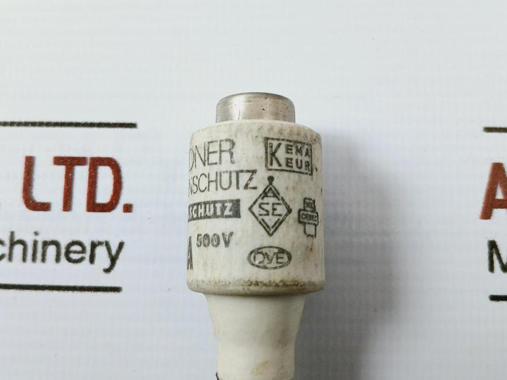 Lot of 7X Lindner 20A Ceramic Bottle Fuse 500V