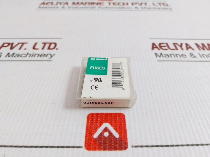 Lot Of 7X Littelfuse Ceramic Cartridge Fuse 0216005.Vxp