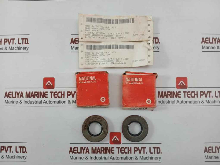 Lot Of 7X National 471760 Oil Seal