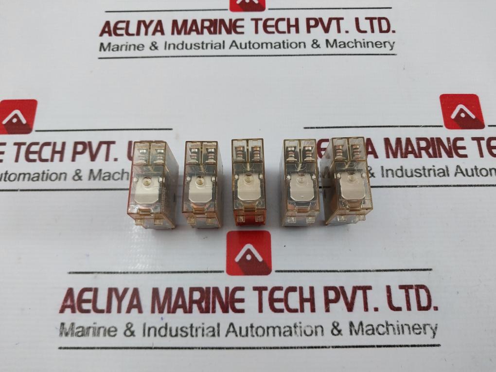 Lot Of 7X Omron G2R-2-s General Purpose Relay 24Vac 5A 250Vac