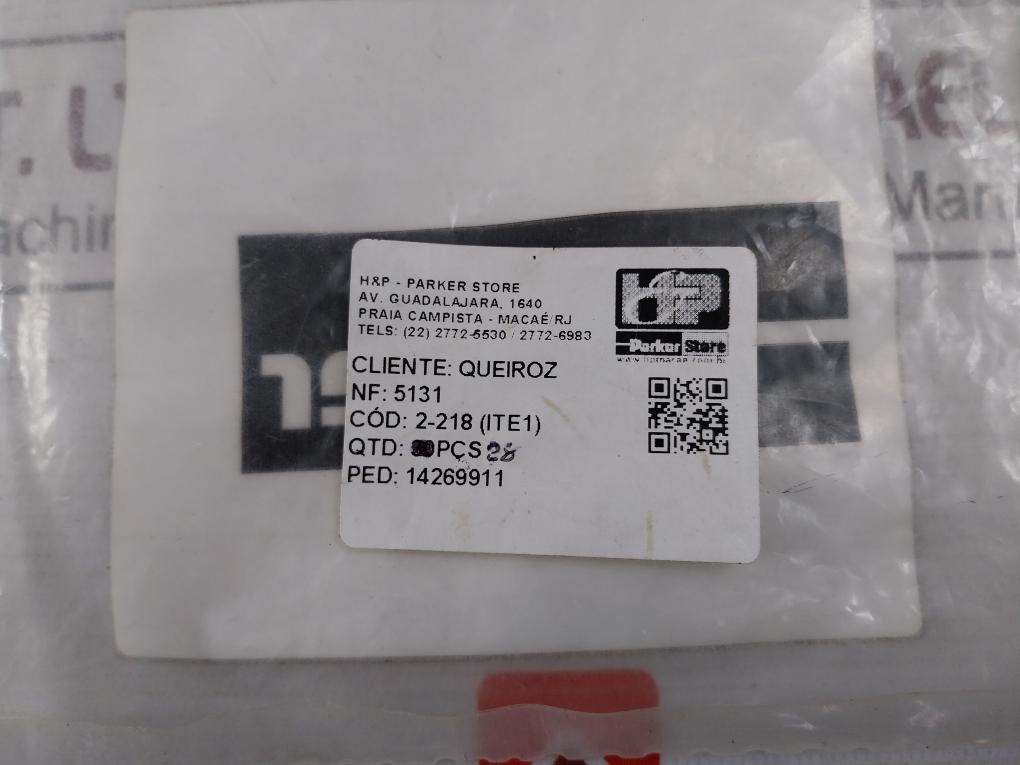 Lot Of 7X Parker N90 2-218 High-hardness O-ring For Hydraulic Control Valve