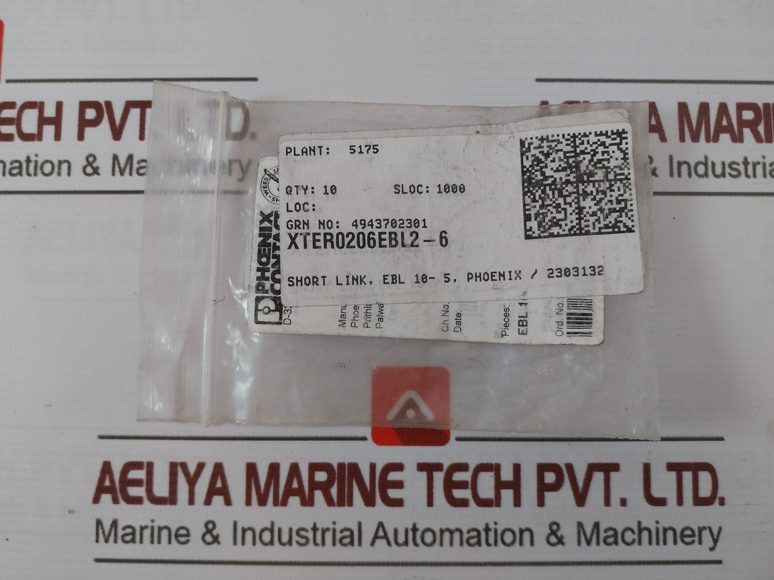 Lot Of 7X Phoenix Contact Ebl 10-5 Insertion Bridge 4943702301 Xter0206Ebl2-6