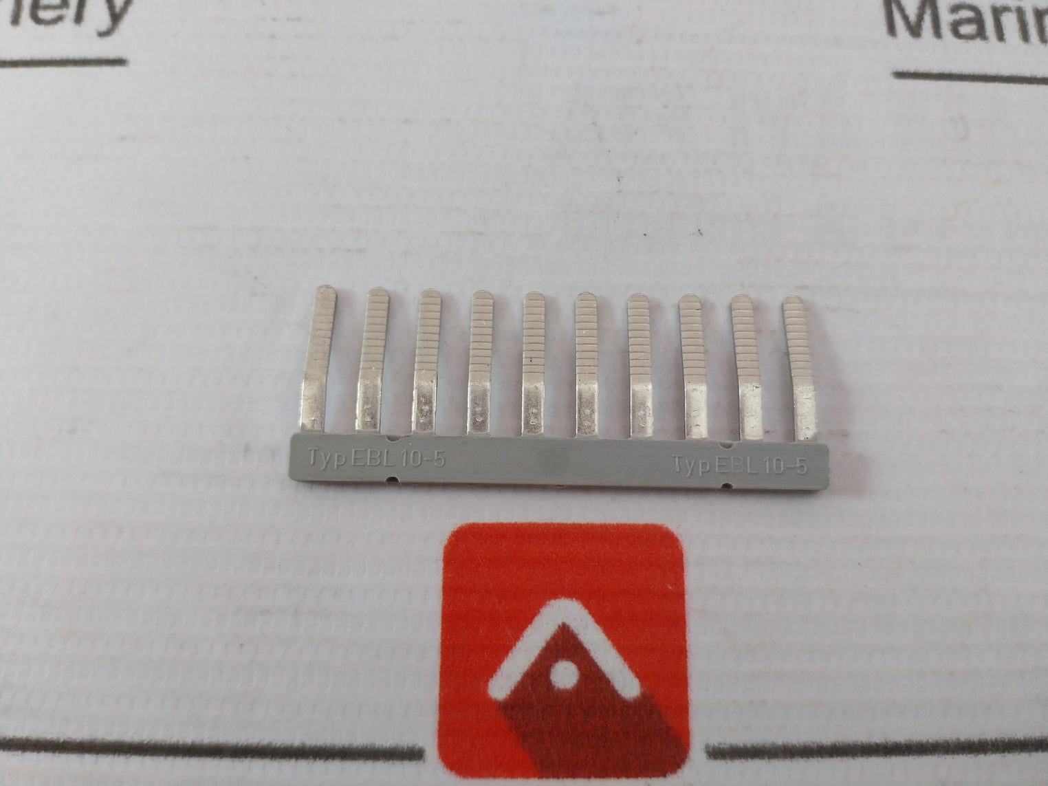 Lot Of 7X Phoenix Contact Ebl 10-5 Insertion Bridge 4943702301 Xter0206Ebl2-6