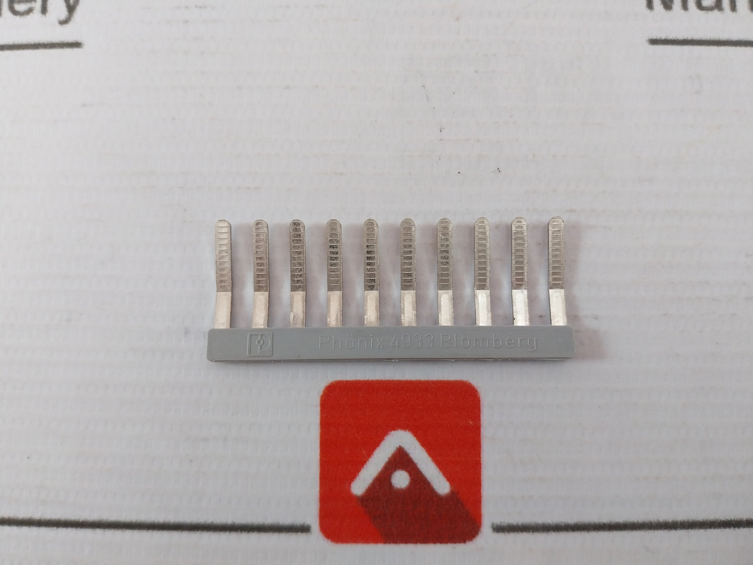 Lot Of 7X Phoenix Contact Ebl 10-5 Insertion Bridge 4943702301 Xter0206Ebl2-6