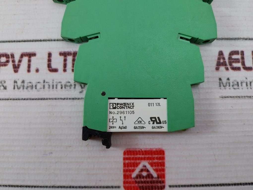 Lot Of 5X Phoenix Contact Plc-bsc-24Dc/21 Relay Base 250Vac /6A 24Vdc 2966016