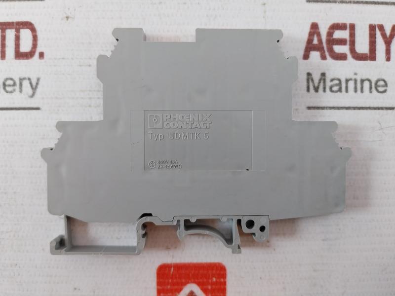 Lot Of 7X Phoenix Contact Udmtk 5 Universal Terminal Block 28-12Awg 300V 15A