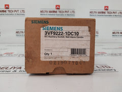 Lot of 7X SIEMENS 3VF9222-1DC10 IEC Auxiliary Switch/ Bell Alarm Combo