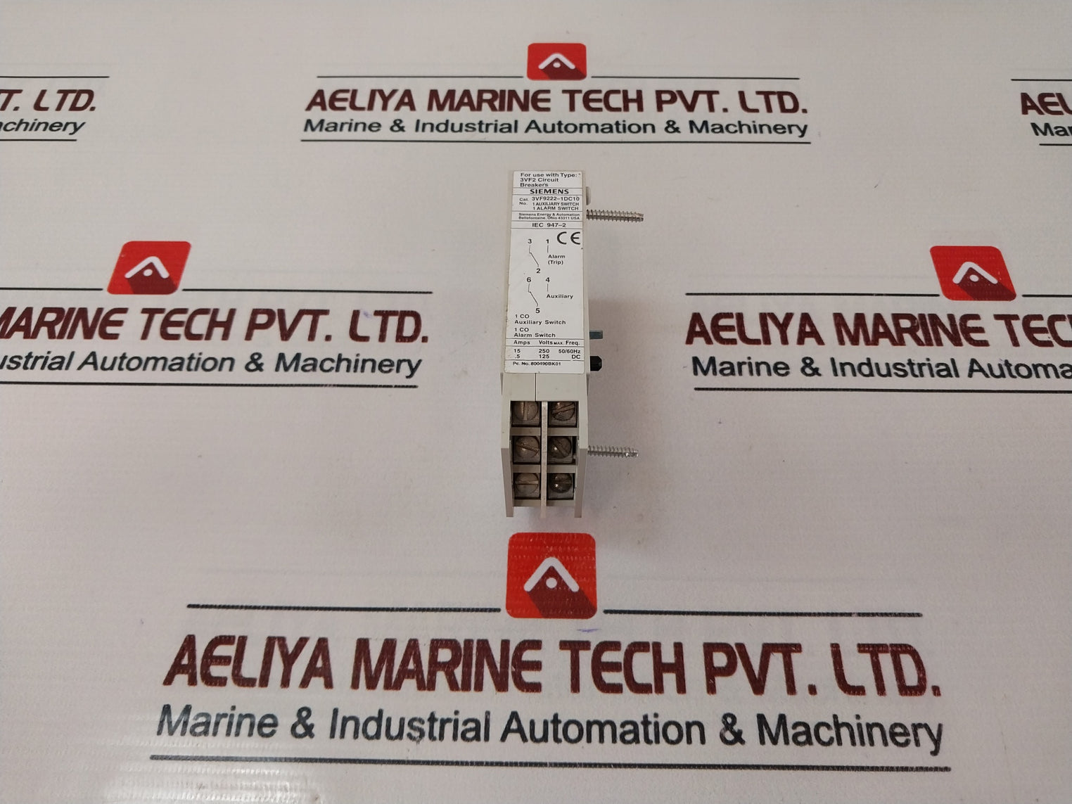 Lot Of 7X Siemens 3Vf9222-1Dc10 Iec Auxiliary Switch/ Bell Alarm Combo