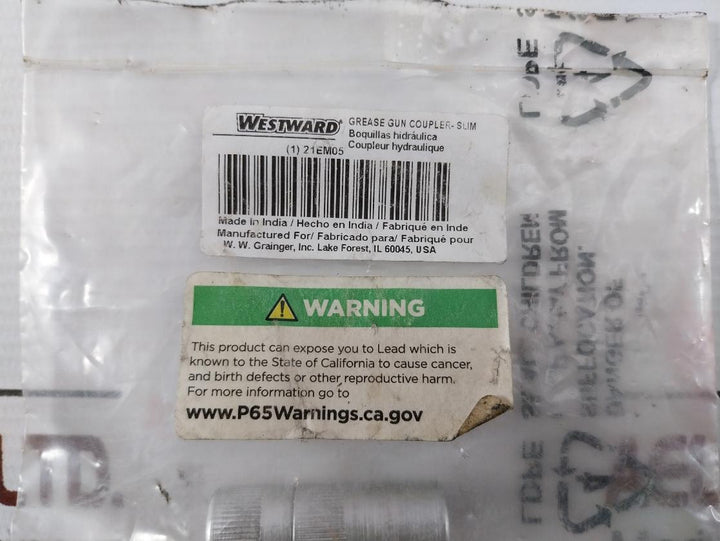 Lot of 7X WESTWARD 21EM05 Slim Hydraulic Coupler
