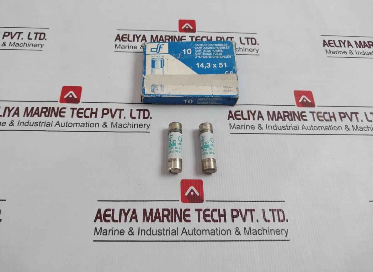 Lot Of 7x Df 441010 Brissonneau Cartridge Fuse 10a 690v~