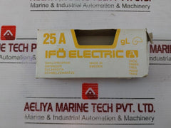 Lot of 7X IFO Electric 25/500 GL Fuse Links Timelag 25A