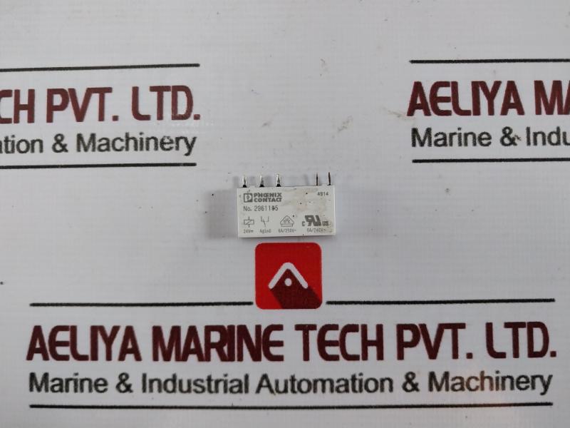 Lot Of 7X Phoenix Contact 2961105 Power Relay 6A 24V Dc Agsn0