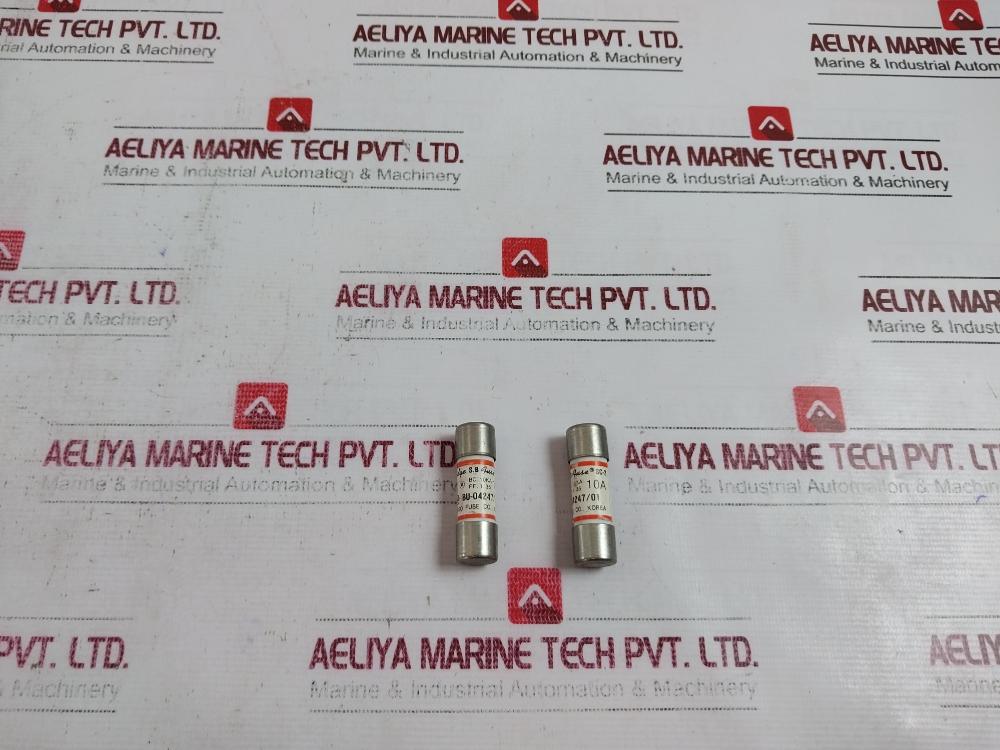 Lot Of 7x Sam Boo Fuse Sc-2 Fast Acting Cartridge Fuse, 10a, Bu-04247 ...