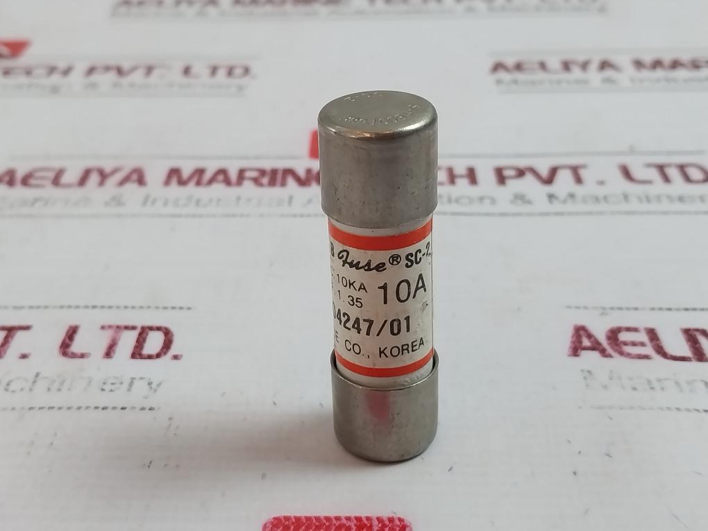 Lot Of 7X Sam Boo Fuse Sc-2 Fast Acting Cartridge Fuse, 10A, Bu-04247/01