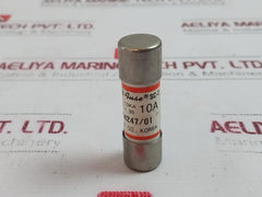 Lot of 7X SAM BOO FUSE SC-2 Fast Acting Cartridge Fuse, 10A, BU-04247/01