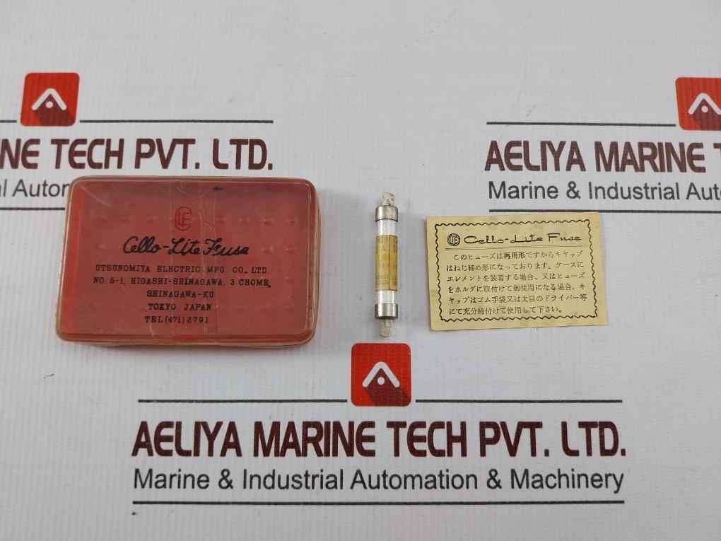 Lot Of 7x Utsunomiya Electric Nc1 Cello-lite Fuse Ac 500v Dc 250v 3a