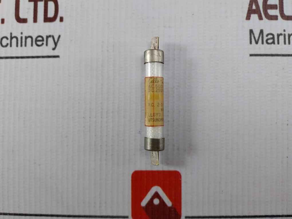 Lot Of 7x Utsunomiya Electric Nc1 Cello-lite Fuse Ac 500v Dc 250v 3a