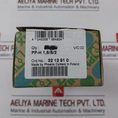 Lot of 83X PHOENIX CONTACT PP-H 1,5/S/2 Terminal Plug 500V 1,5MM2 300V 15A MAX