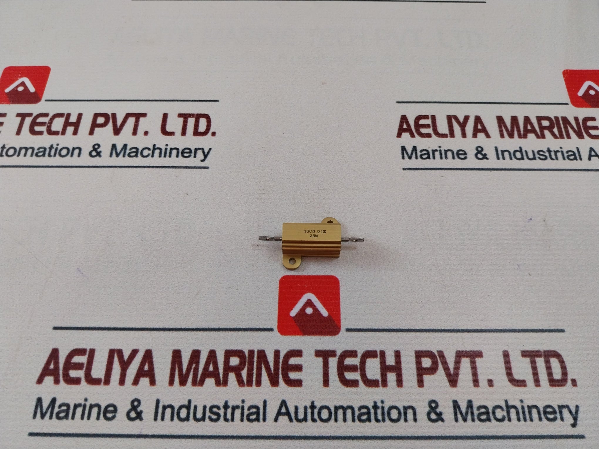 Lot Of 8X 1000 Î© 1% Wirewound Resistor 25W