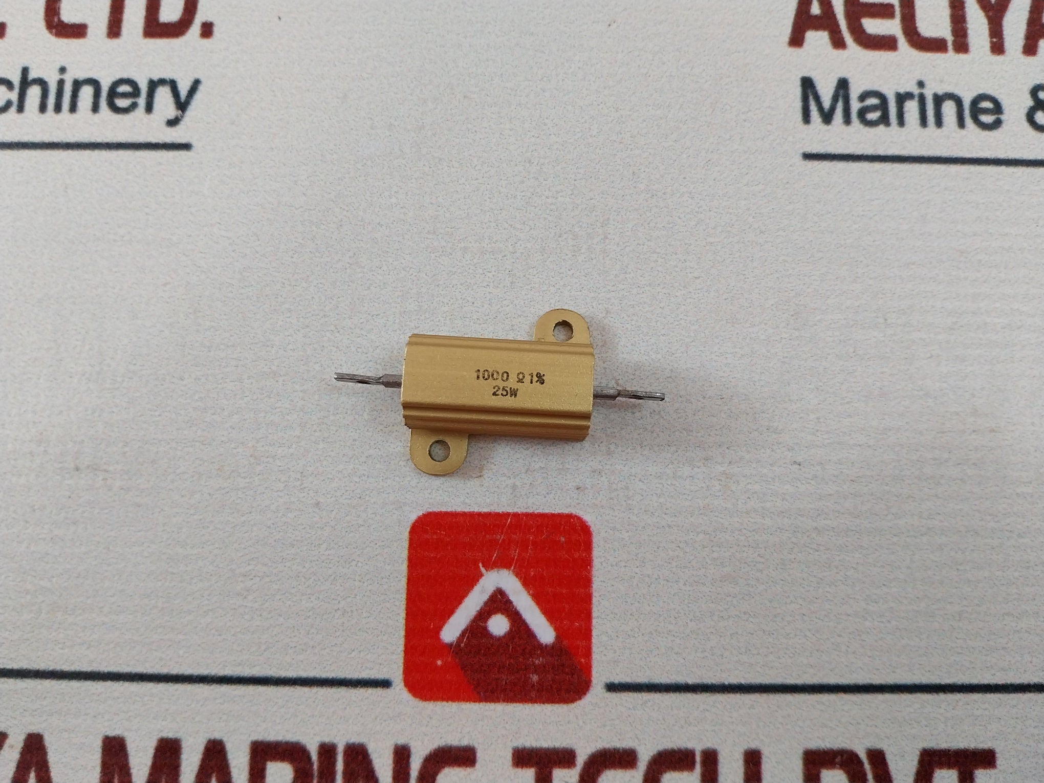 Lot of 8X 1000 OHM 1% Wirewound Resistor 25W