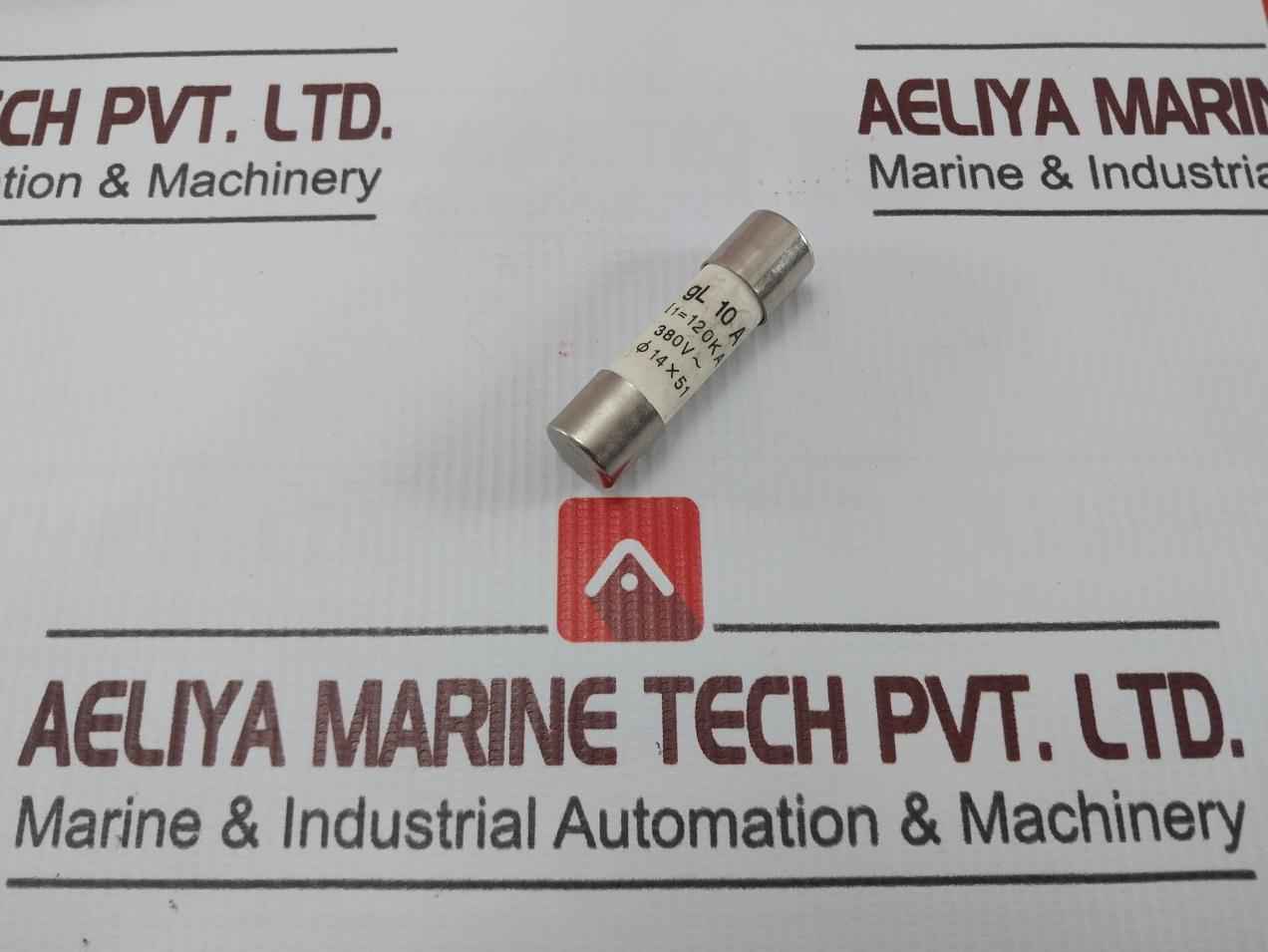 Lot Of 8X 10A 120Ka Cartridge Fuses 380V