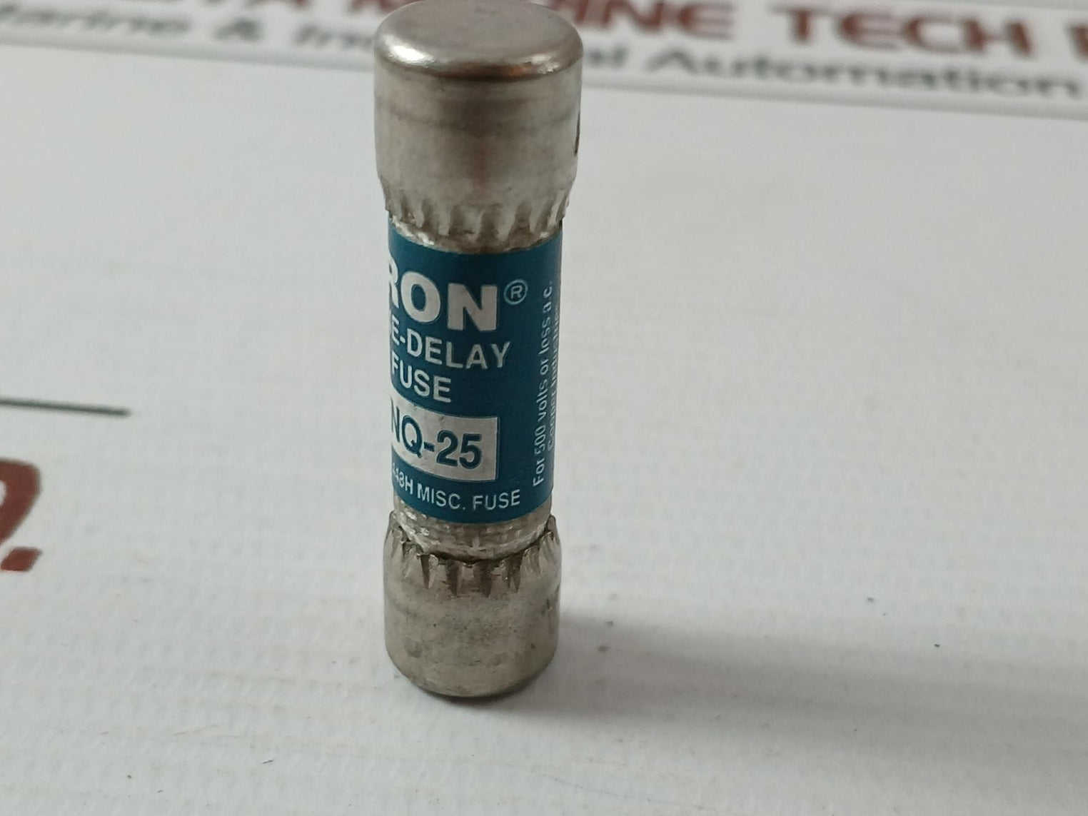 Lot Of 8X Bussmann Fnq-25 Time Delay Fuse 10Ka 500V A.C.