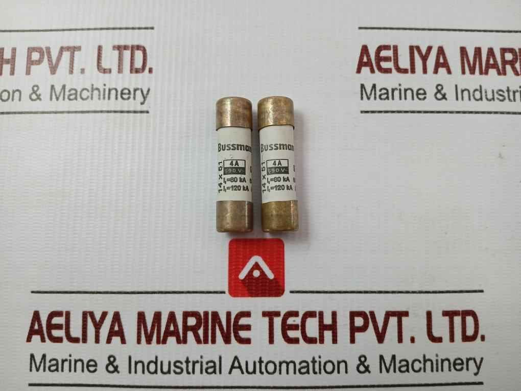 Lot Of 8X C14G4 Industrial Cylindrical Fuse Bussmann 4A 690 V~
