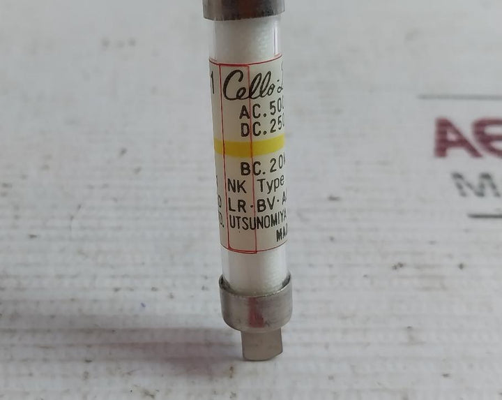 Lot of 8X CELLO-LITE NC1 Electric Fuse 3A 500V AC / 250V DC BC 20KA FF.1.35