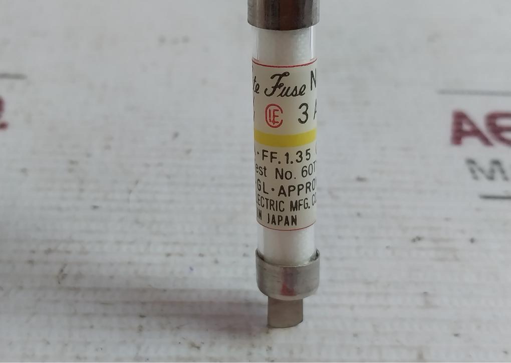 Lot Of 8X Cello-lite Nc1 Electric Fuse 3A 500V Ac / 250V Dc Bc 20Ka Ff.1.35