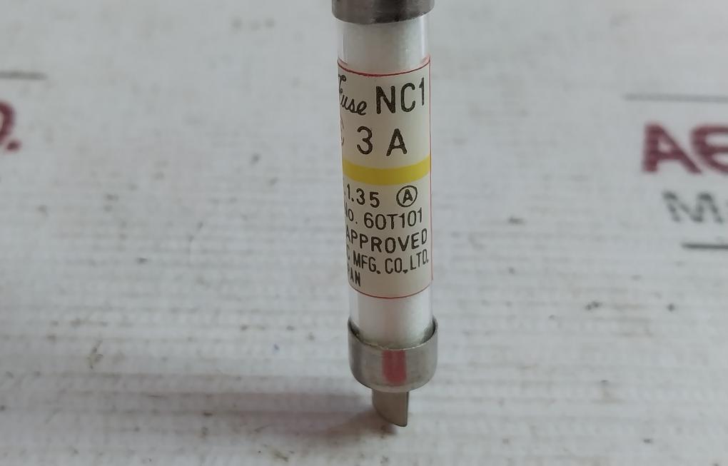 Lot Of 8X Cello-lite Fuse Nc1 Electric Fuse 3A 500V Ac / 250V Dc Bc 20Ka Ff.1.35