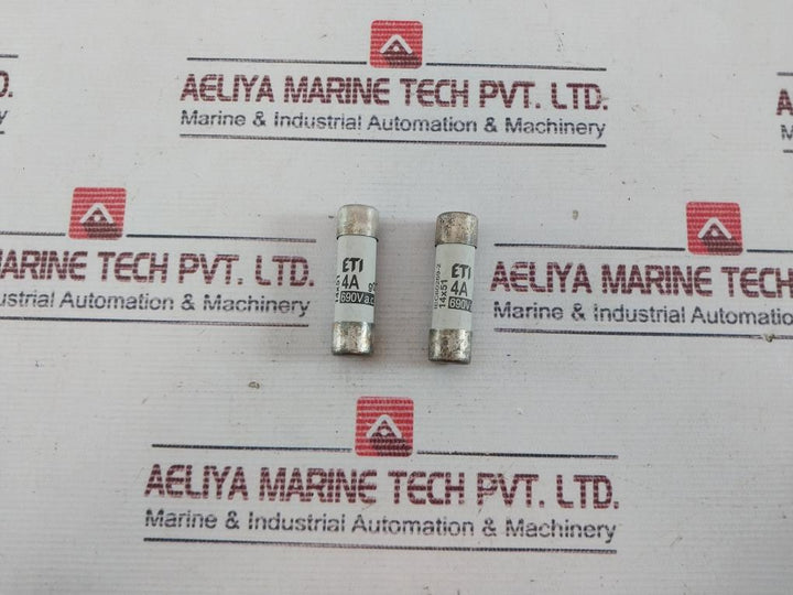 Lot of 8X ETI 002630003 Cylindrical Fuse-link 4A GG 690VAC