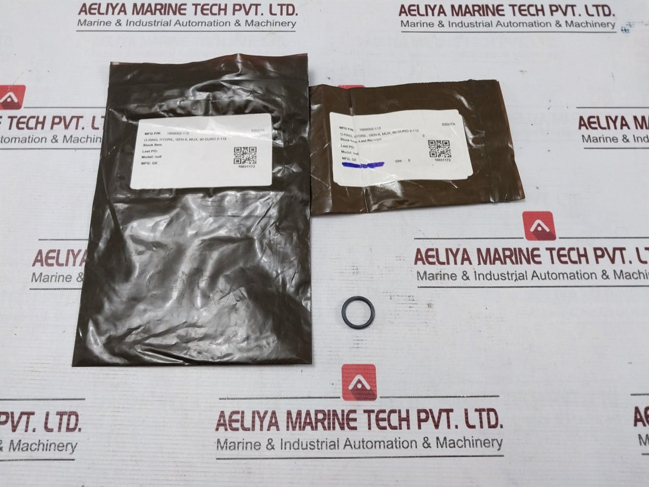 Lot Of 8X Ge 1900002-115 Seal O-ring Gen-ii, Mux, 90 Duro 2-115 Ss007A