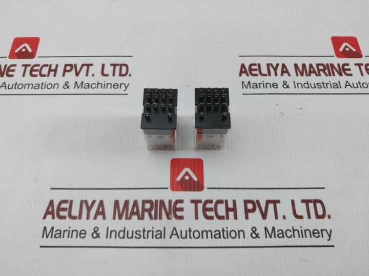 Lot Of 8X My4Z-d 24Vdc Auxiliary Relay Omron