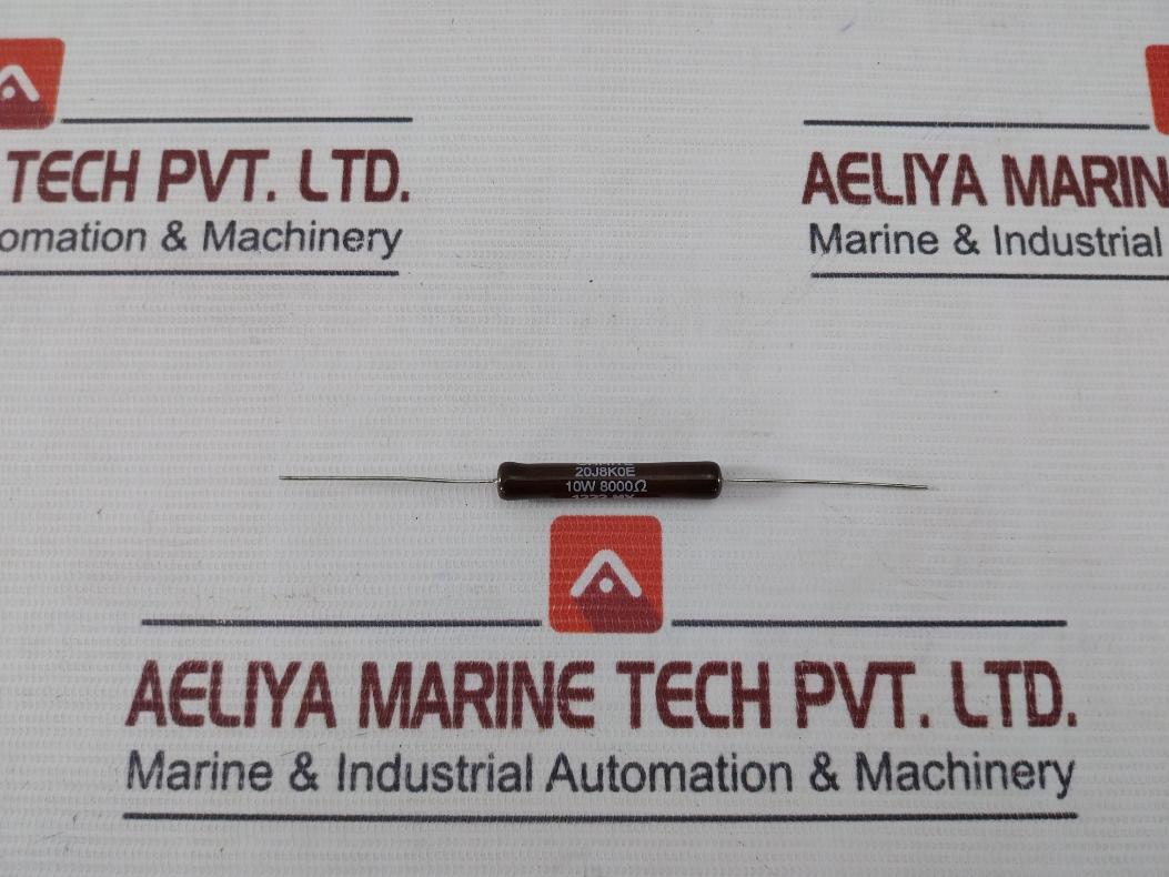 Lot Of 8X Ohmite 20J8K0E Wirewound Resistor 10W