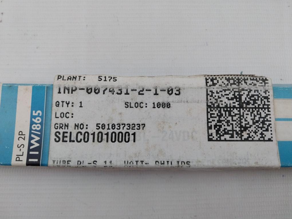 Lot Of 8X Philips Pl-s 2P Efficient Low-wattage Compact Fluorescent Lamp 11W