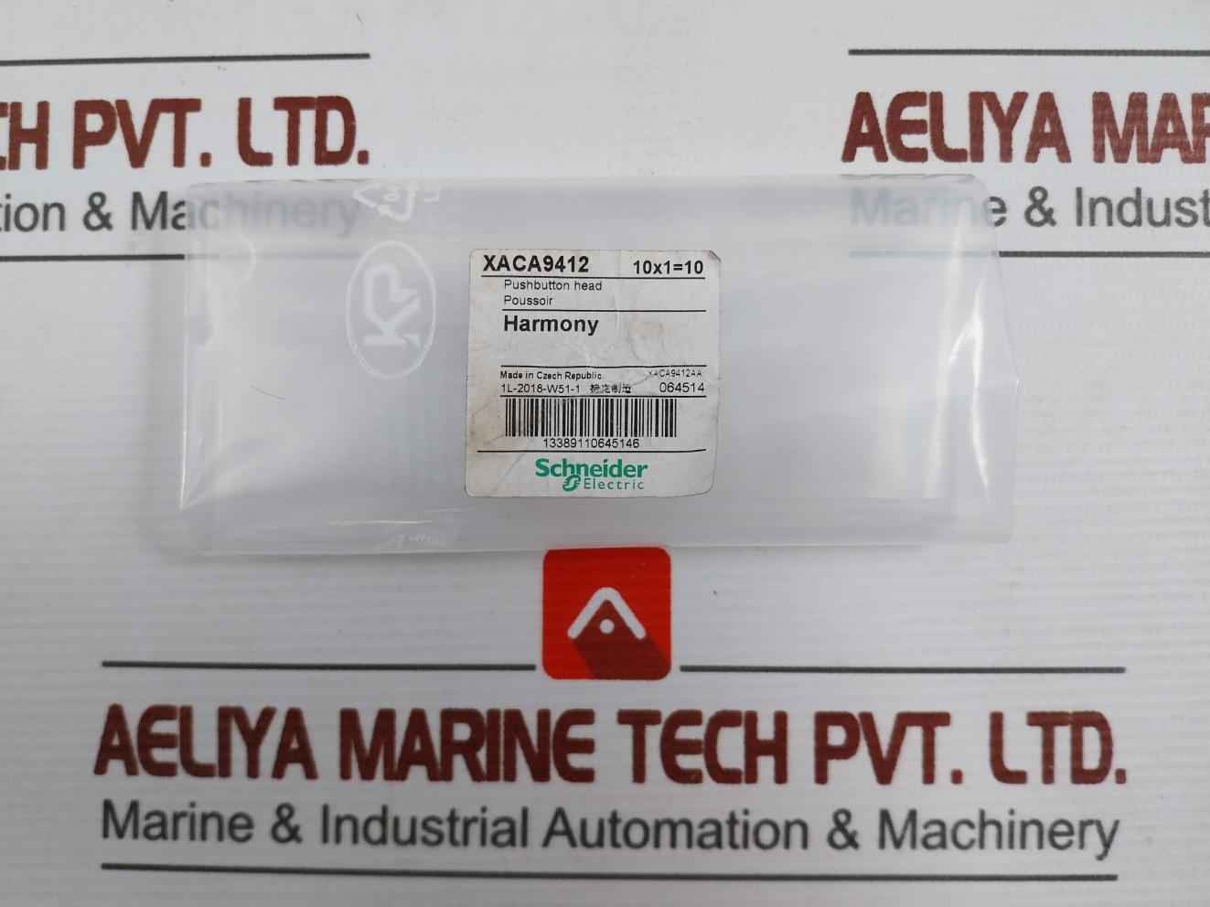 Lot Of 8X Schneider Electric Xaca9412 Round Head For Pushbutton 1L-2018-w51-1