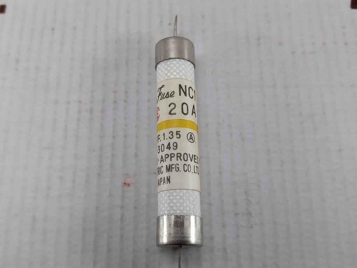 Lot Of 8X Utsunomiya Electric Nc1 Cartridge Fuse 20 A Nk E-3049