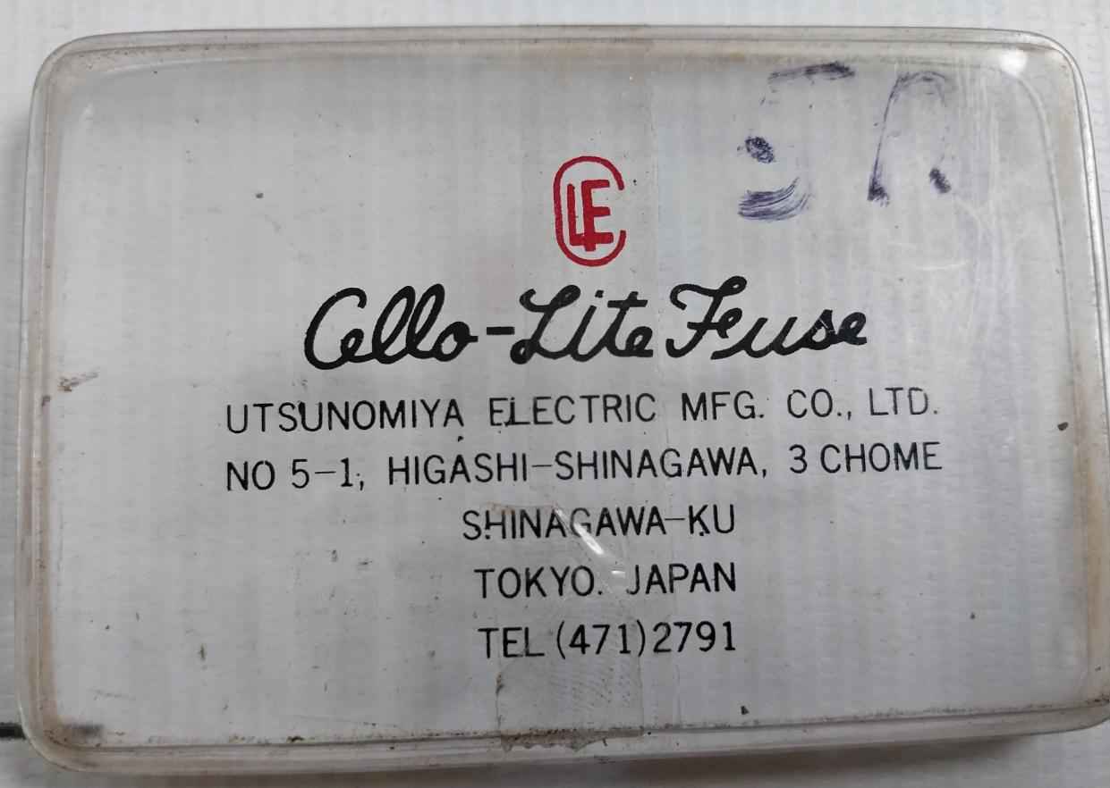 Lot Of 8X Utsunomiya Electric Nc1 Cello-lite Fuse Ac 500V Dc 250V 5A