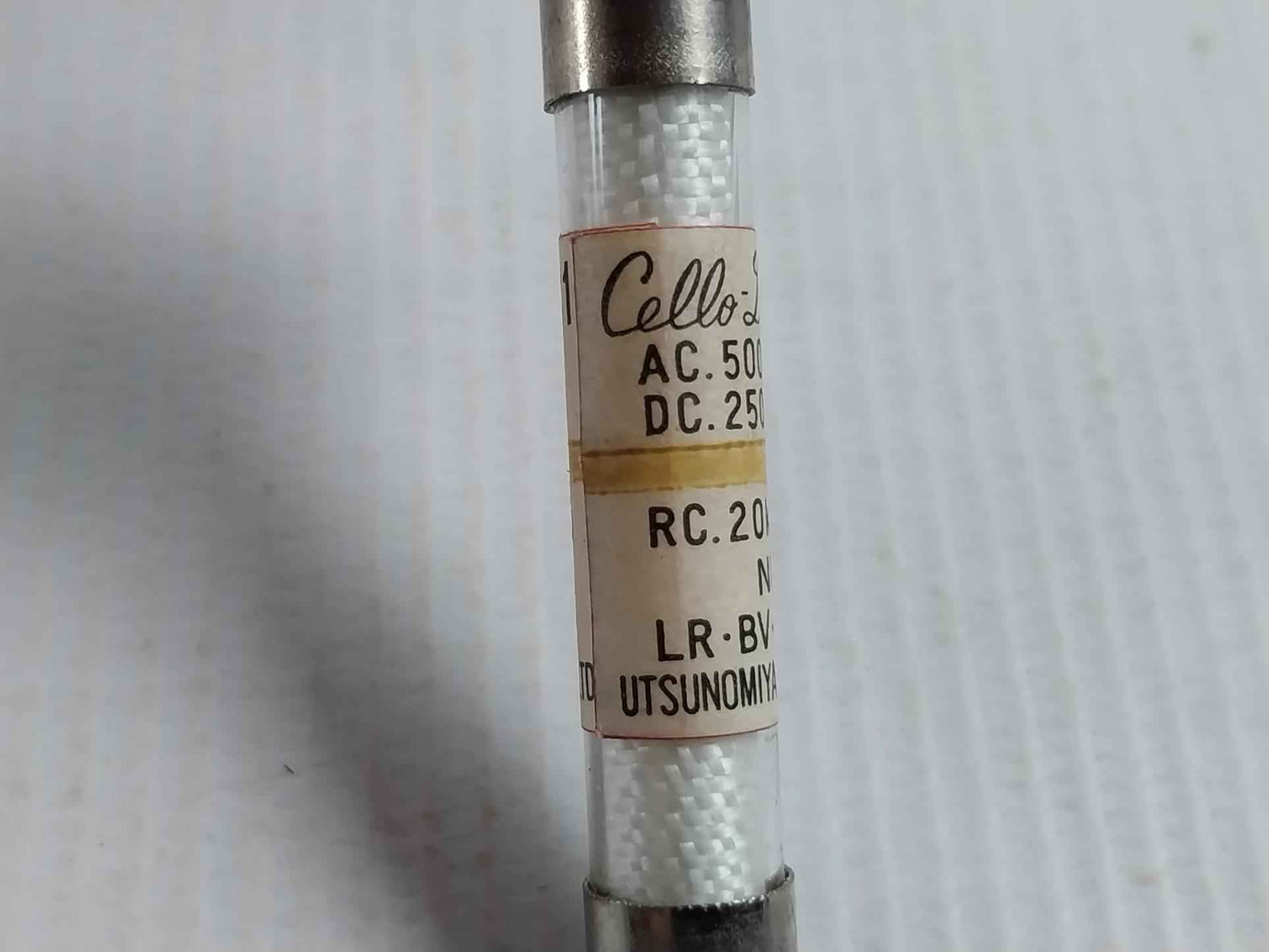 Lot Of 8X Utsunomiya Electric Nc1 Cello-lite Fuse Ac 500V Dc 250V 5A