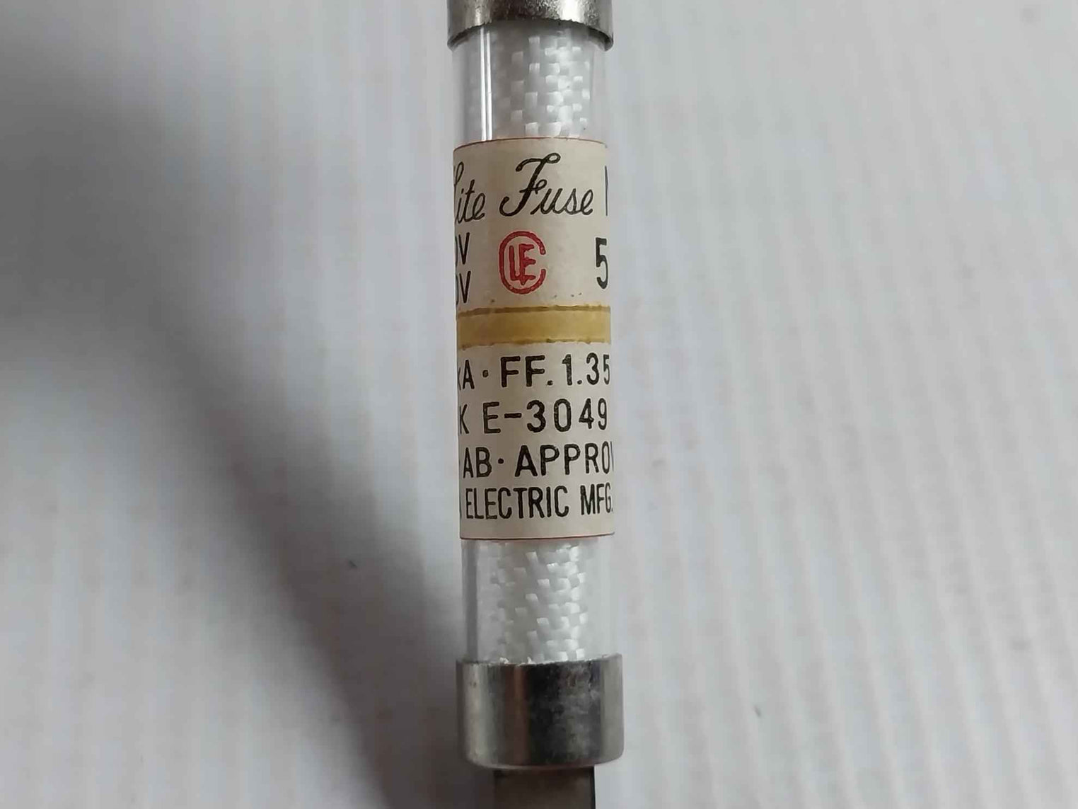 Lot Of 8X Utsunomiya Electric Nc1 Cello-lite Fuse Ac 500V Dc 250V 5A