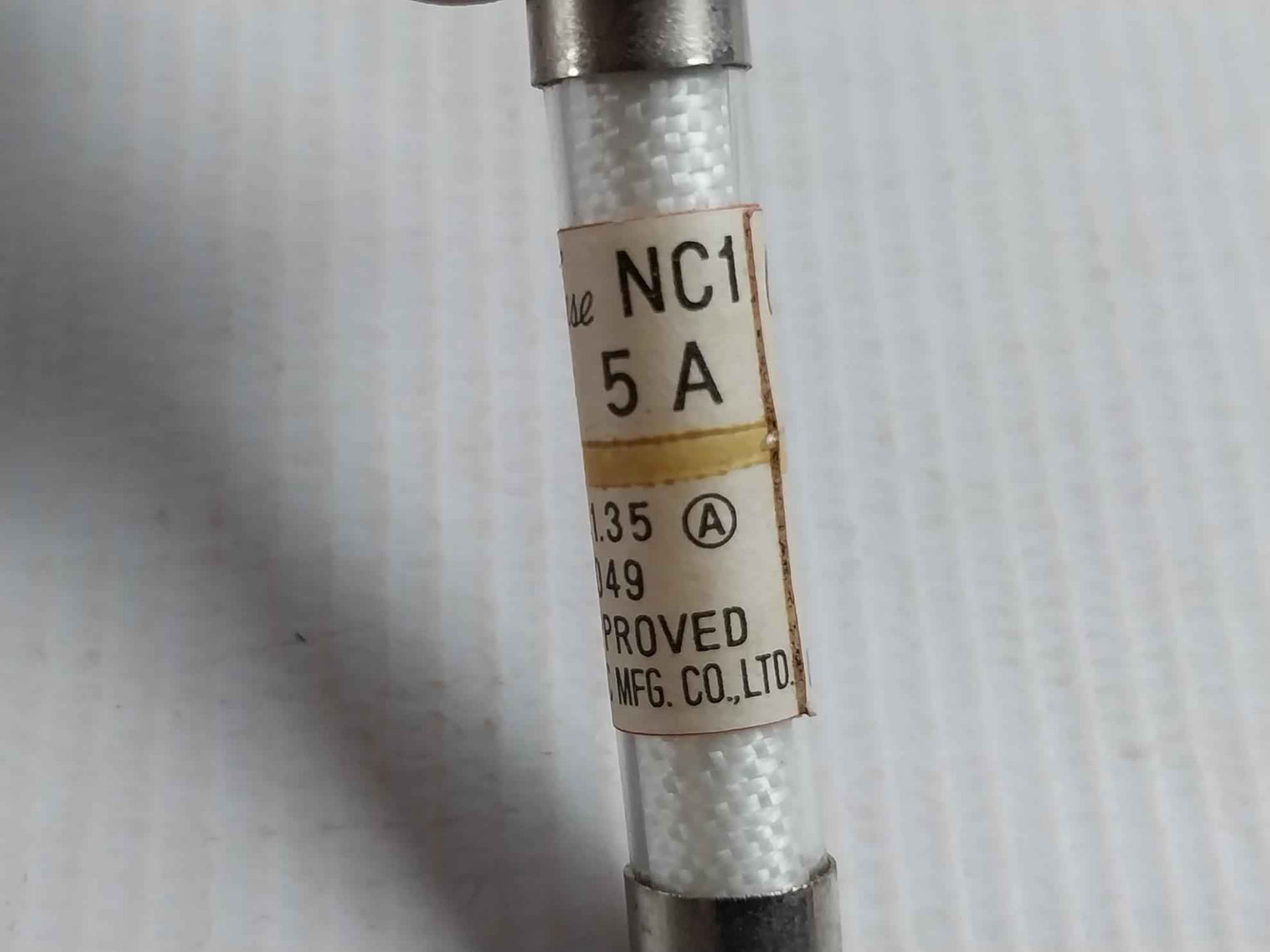 Lot Of 8X Utsunomiya Electric Nc1 Cello-lite Fuse Ac 500V Dc 250V 5A